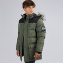 Bench Junge Propp gesteppter Parka Mantel Khaki