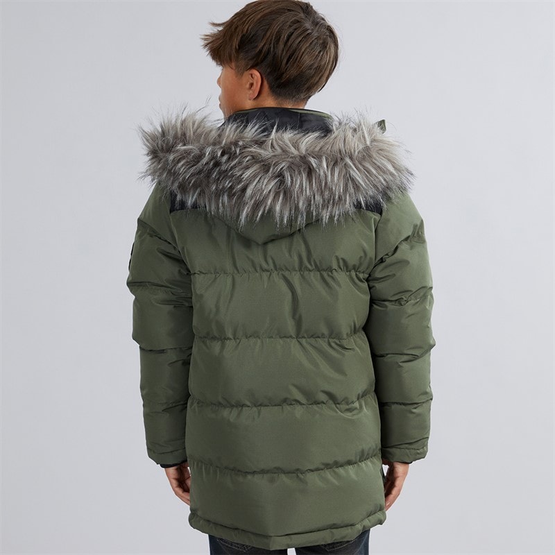 Bench Junge Propp gesteppter Parka Mantel Khaki - Bild 2