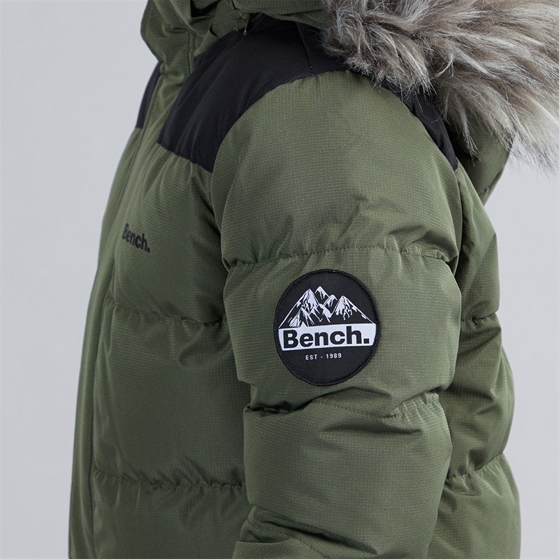 Bench Junge Propp gesteppter Parka Mantel Khaki - Bild 3