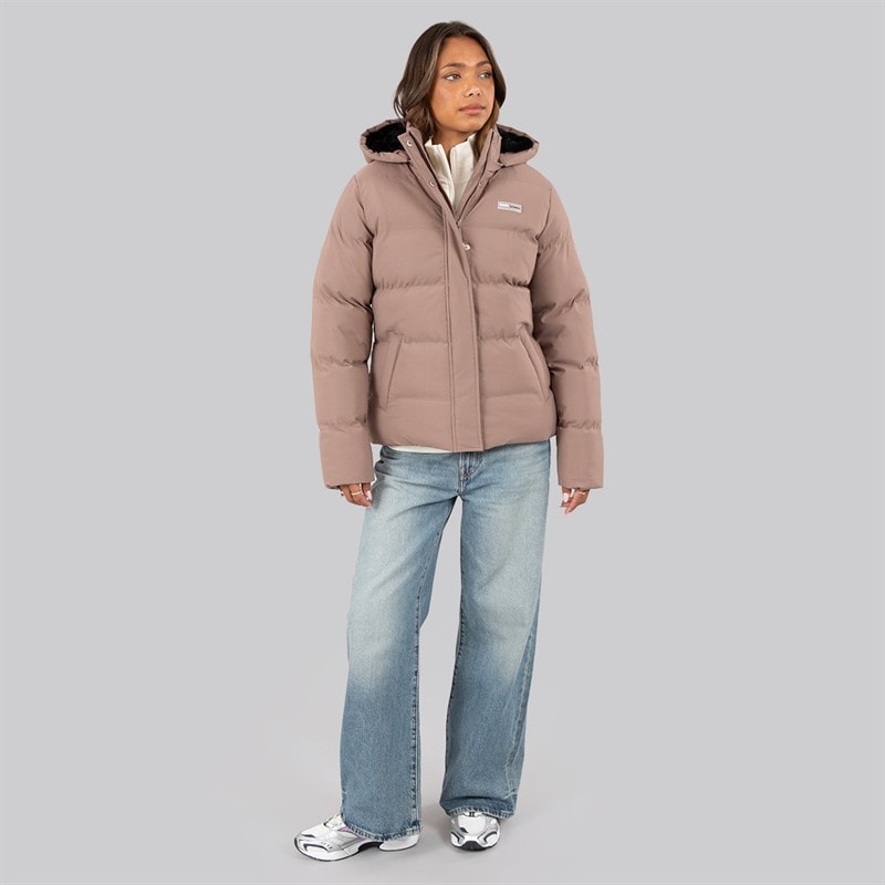 Bench Dames Korte Puffer Jas Light Brown - Afbeelding 4