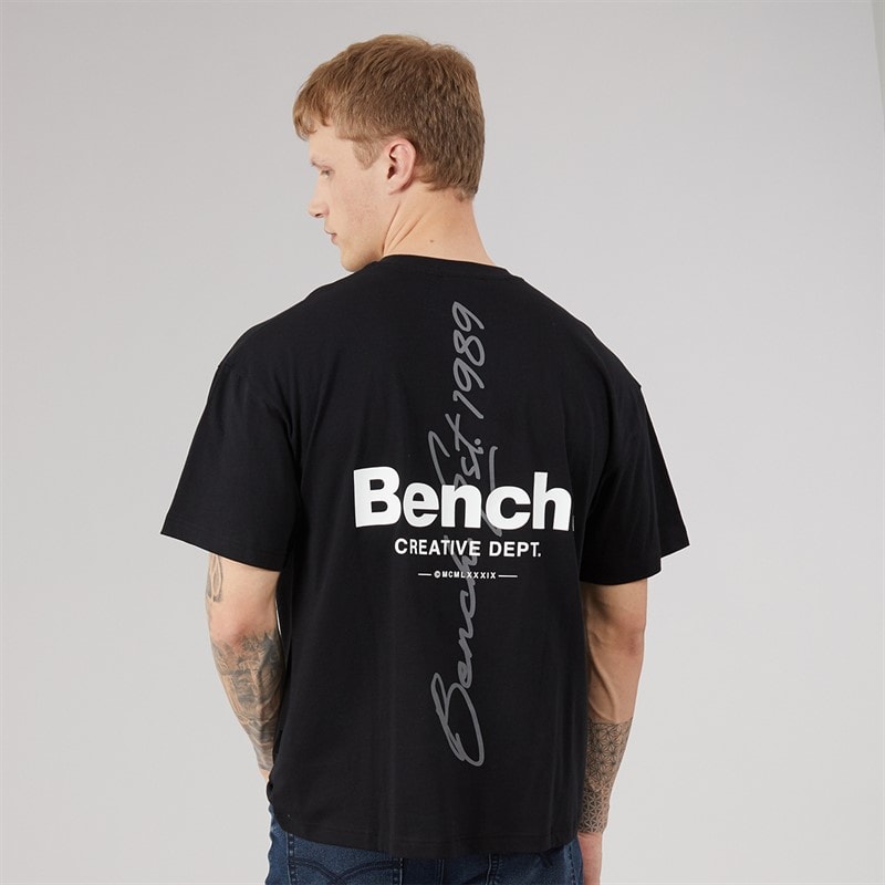 Bench Terlon T-shirt oversize dla niego kolor Czarny – zdjęcie  3