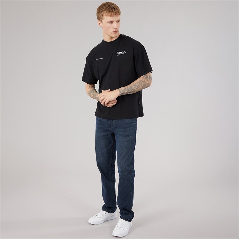 Bench Terlon T-shirt oversize dla niego kolor Czarny – zdjęcie  4