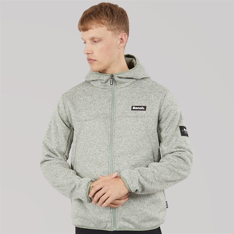 Bench Heren Cozeri Rits Hoodie Salie Marl