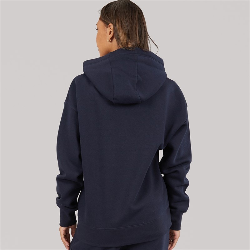 Bench Dames Olly Oversized Hoodie Met Grafische Print Navy - Afbeelding 2