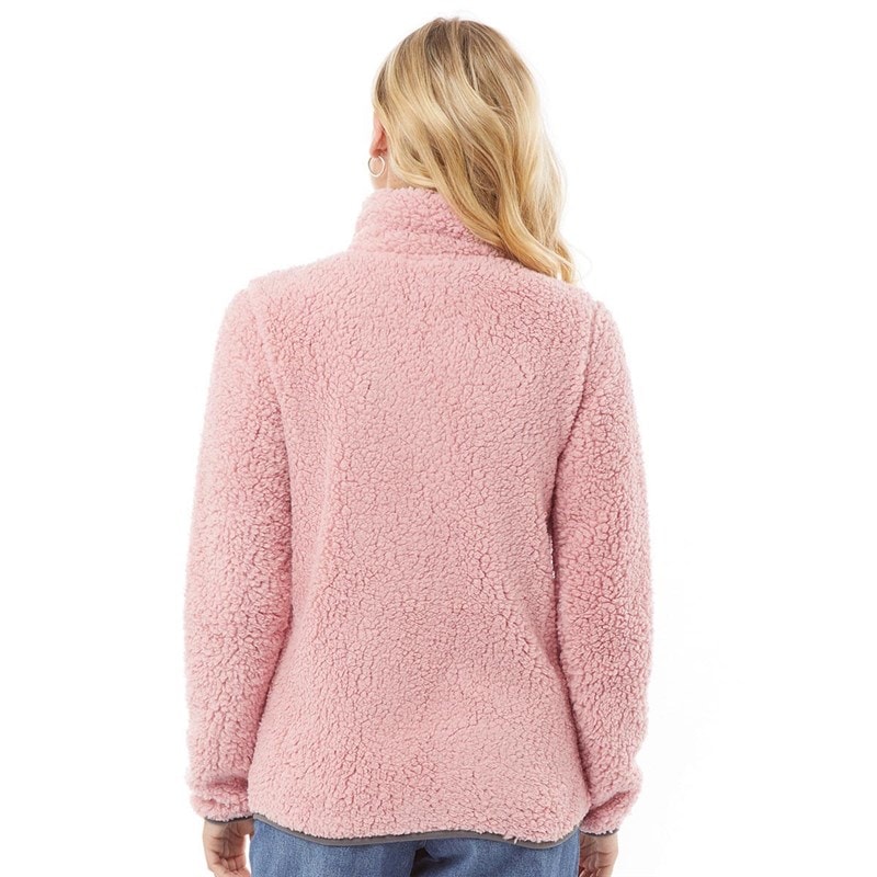 Bench Dames Sherpa Fleece Jas Roze - Afbeelding 2