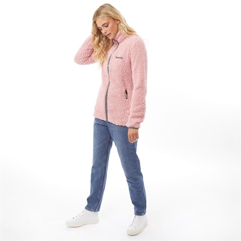 Bench Dames Sherpa Fleece Jas Roze - Afbeelding 4