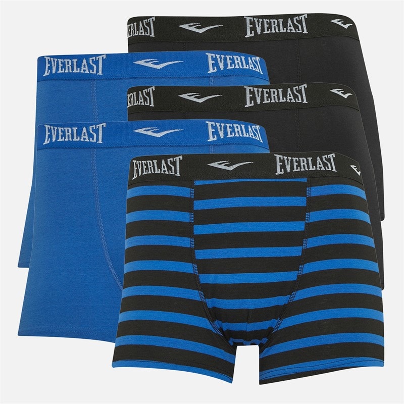 Everlast Herenslipjes 5-pack Zwart/Blauw - Afbeelding 1