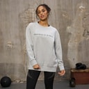 Everlast Bluza z okrągłym dekoltem dla niej kolor jasnoszary melanż