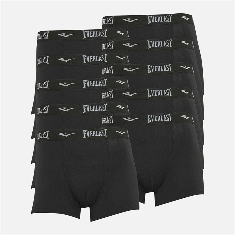 Everlast Heren Tien Pak Boxers Zwart
