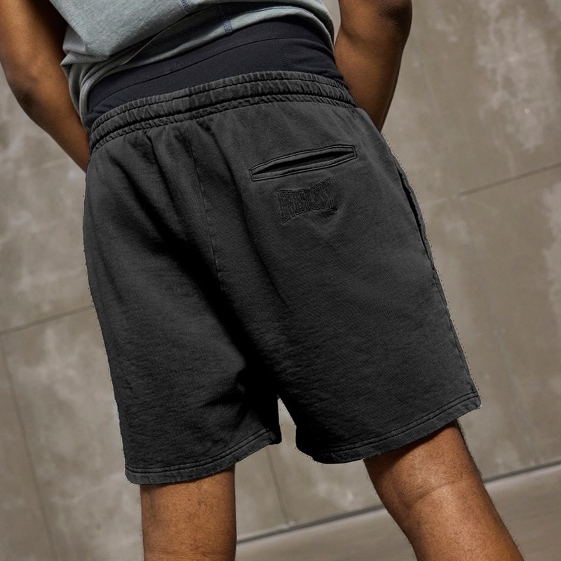 Everlast Herren Washed Sweat Shorts Black Beauty - Bild 4