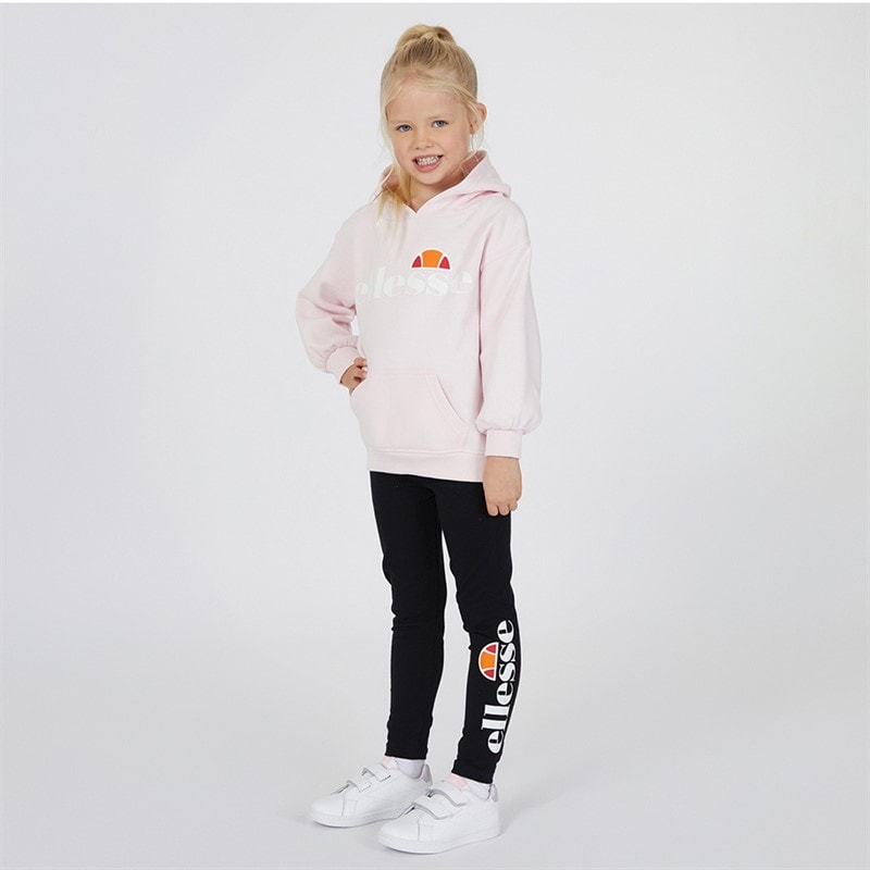 Ellesse Hoodie en Leggings Set Meisjes Anya Logo Roze/Zwart - Afbeelding 3
