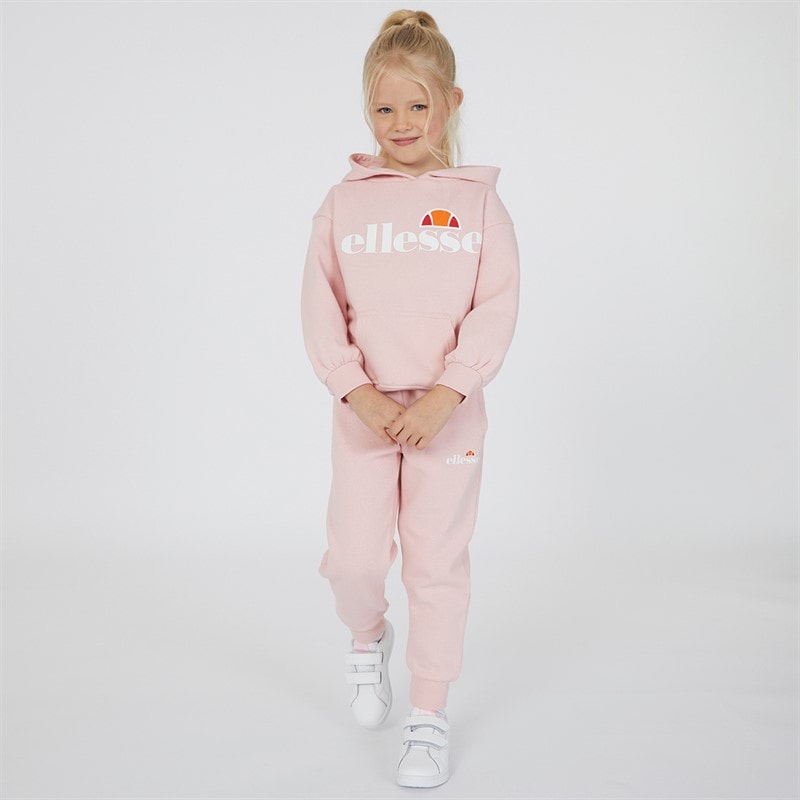 Ellesse Hoodie en Joggingbroek Set voor Meisjes Jessica Logo Roze - Afbeelding 3