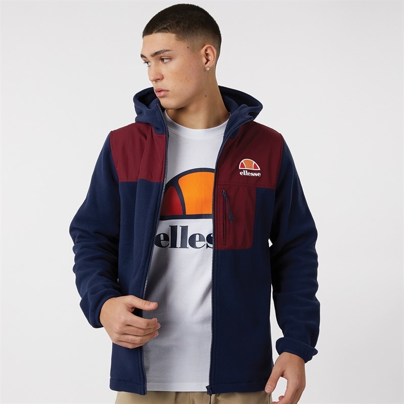 Ellesse Fleecejas met capuchon Drago Heren Navy - Afbeelding 1