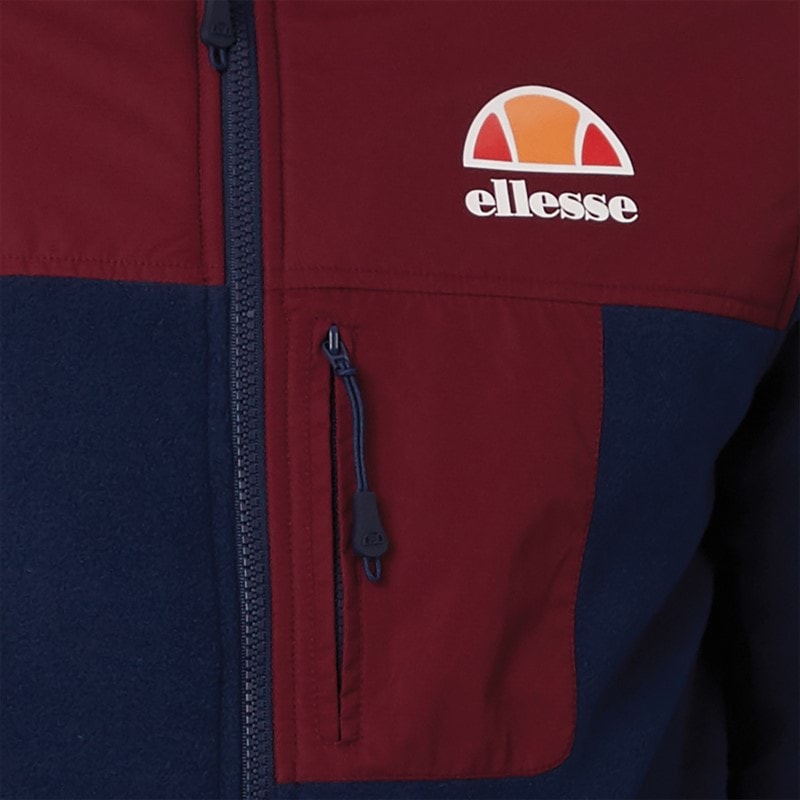 Ellesse Fleecejas met capuchon Drago Heren Navy - Afbeelding 3