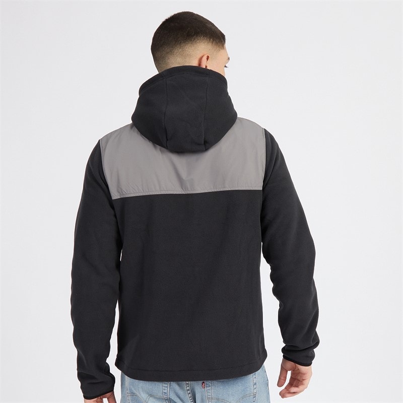 Ellesse Herren Drago Kapuzen-Fleecejacke Schwarz - Bild 2