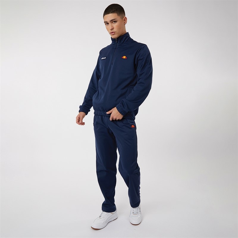 Ellesse Heren Ferrari Poly Trainingspak Marineblauw - Afbeelding 1