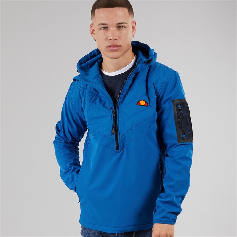 Ellesse Heren Angiolo Hybrid Lichtgewicht Jassen Blauw - Afbeelding 3