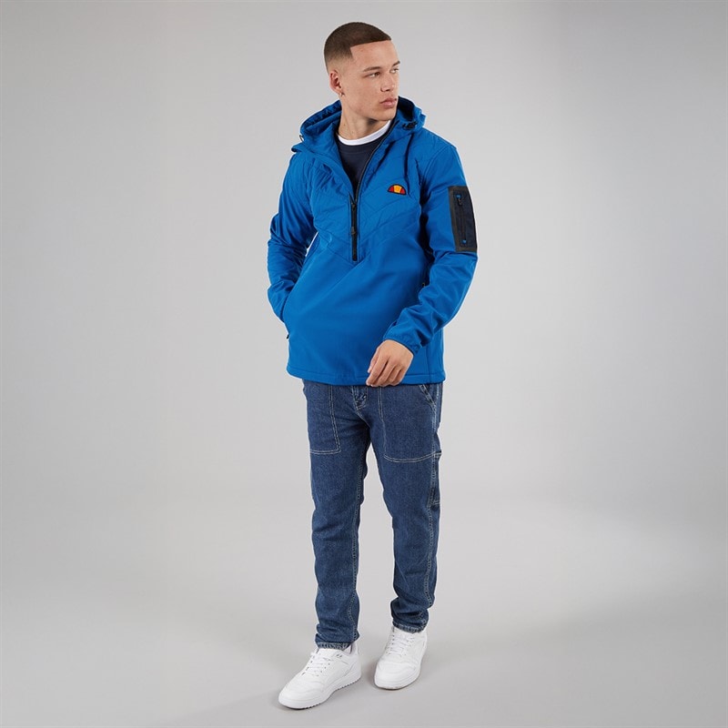 Ellesse Heren Angiolo Hybrid Lichtgewicht Jassen Blauw - Afbeelding 4