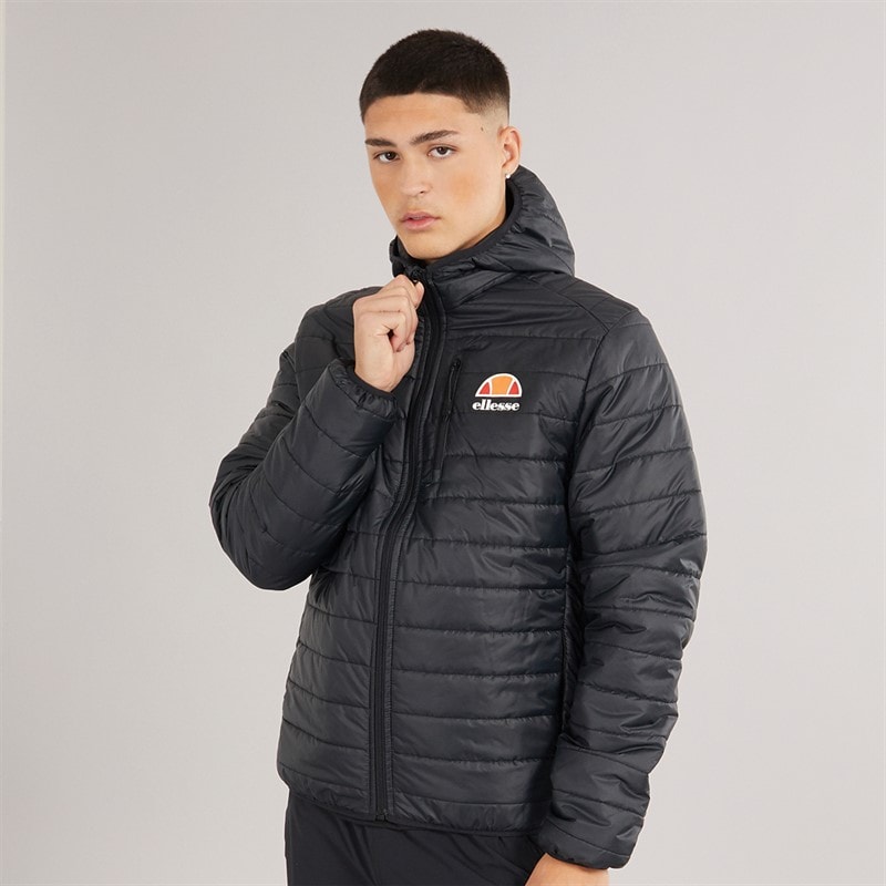 Ellesse Heren Corricella Gewatteerde Jas Zwart - Afbeelding 5