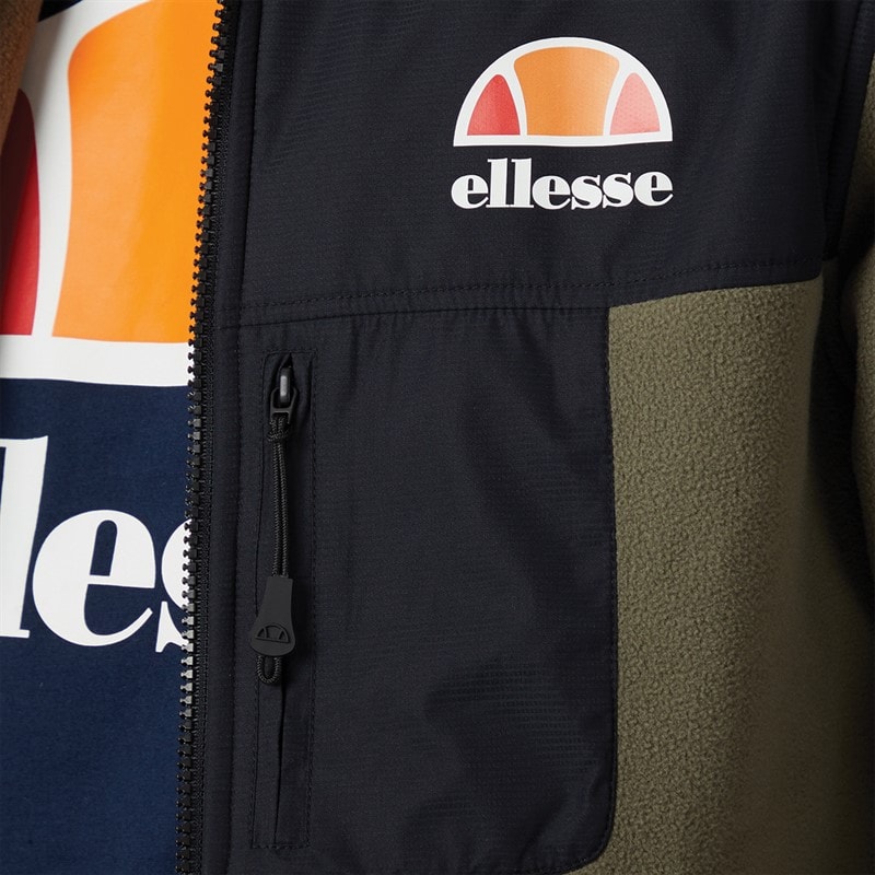 Ellesse Veste Polaire à Capuche Drago Homme kaki - Image 3