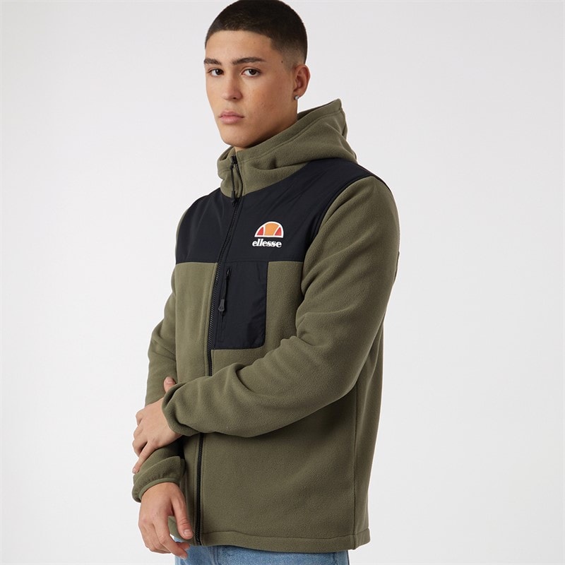Ellesse Veste Polaire à Capuche Drago Homme kaki - Image 5