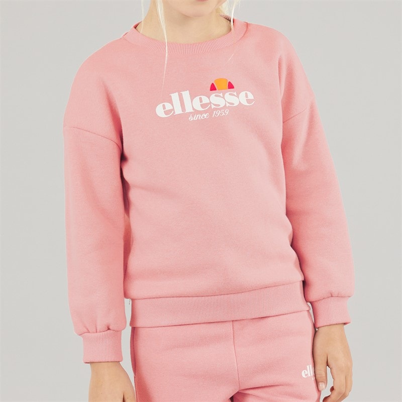Ellesse Meisjes Paige Sweatshirt En Joggingbroek Roze - Afbeelding 3