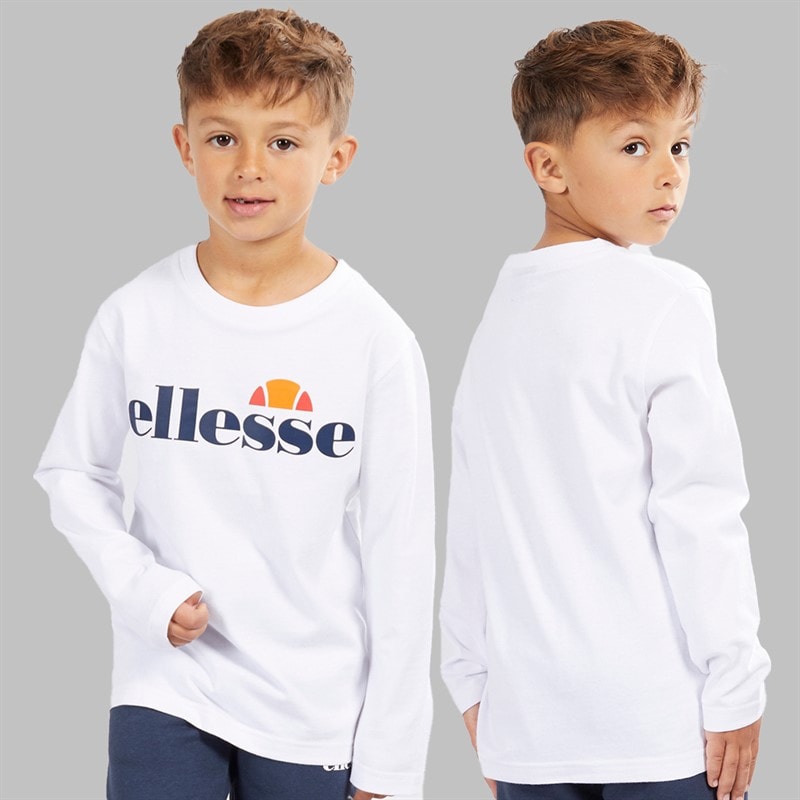 Ellesse Jongens Harrison Hoodie T Shirt En Joggingbroek Set Blauw / Wit - Afbeelding 2