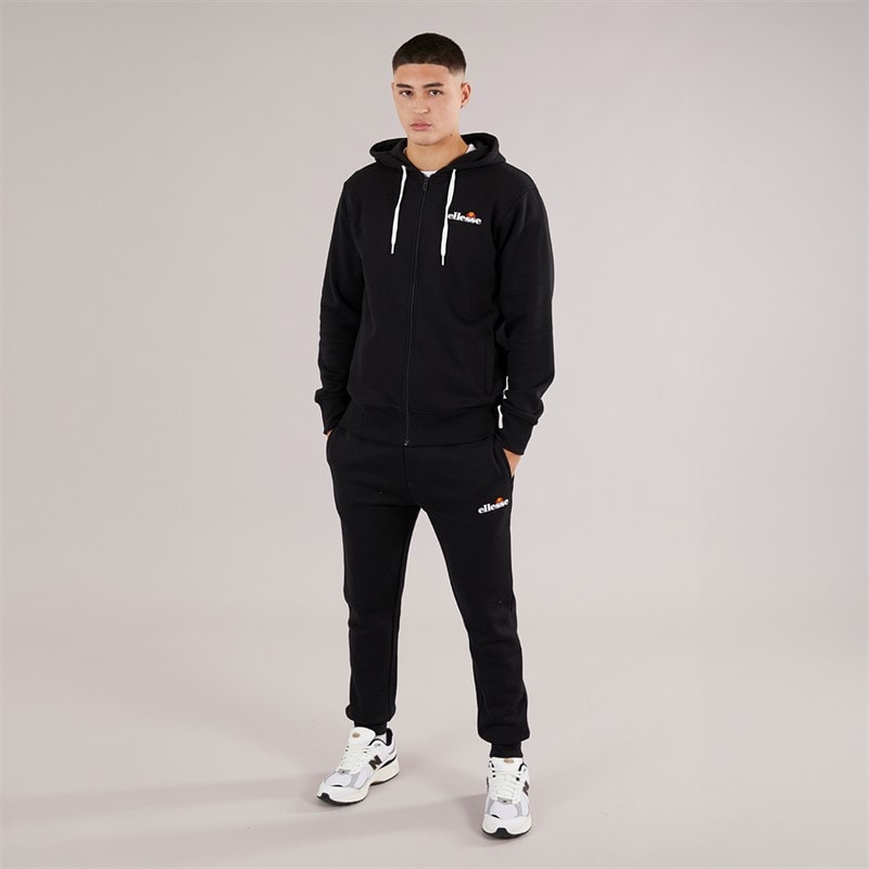 Ellesse Heren Klemerio Volledige Rits Hoodie Zwart - Afbeelding 4