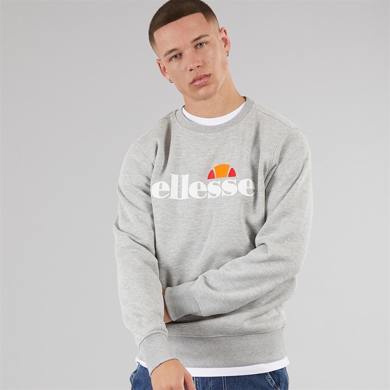 Ellesse Heren Sikanni Sweatshirt Light Grey Marl