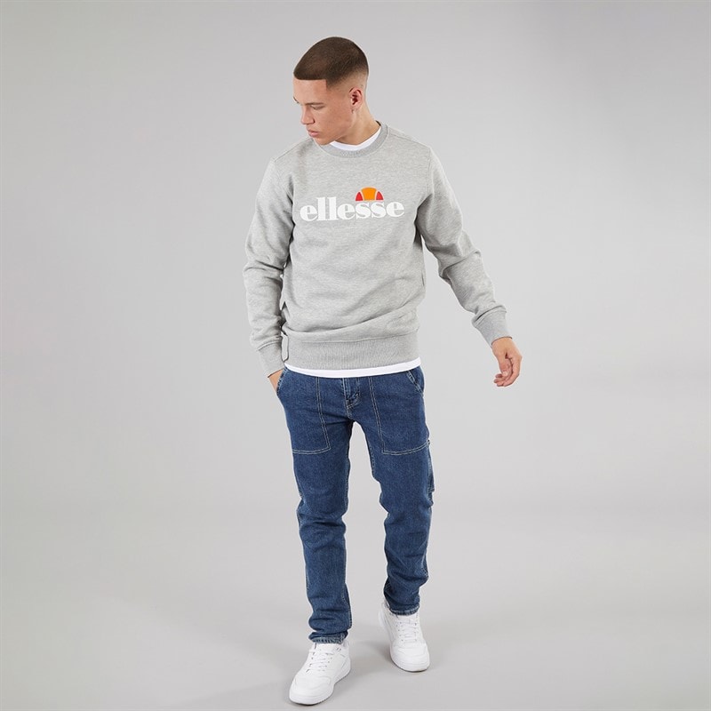 Ellesse Sikanni bluza dla niego kolor Light Grey Marl – zdjęcie  3