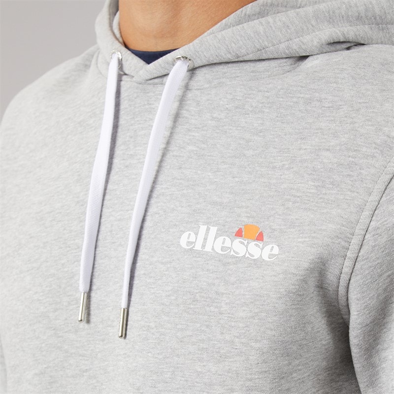 Ellesse Heren Giffone Hoodie Light Grey Marl - Afbeelding 3