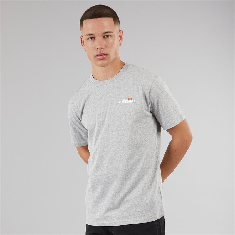 Ellesse T-shirt à logo arrière Benzina Heritage Homme Grey Marl - Image 2