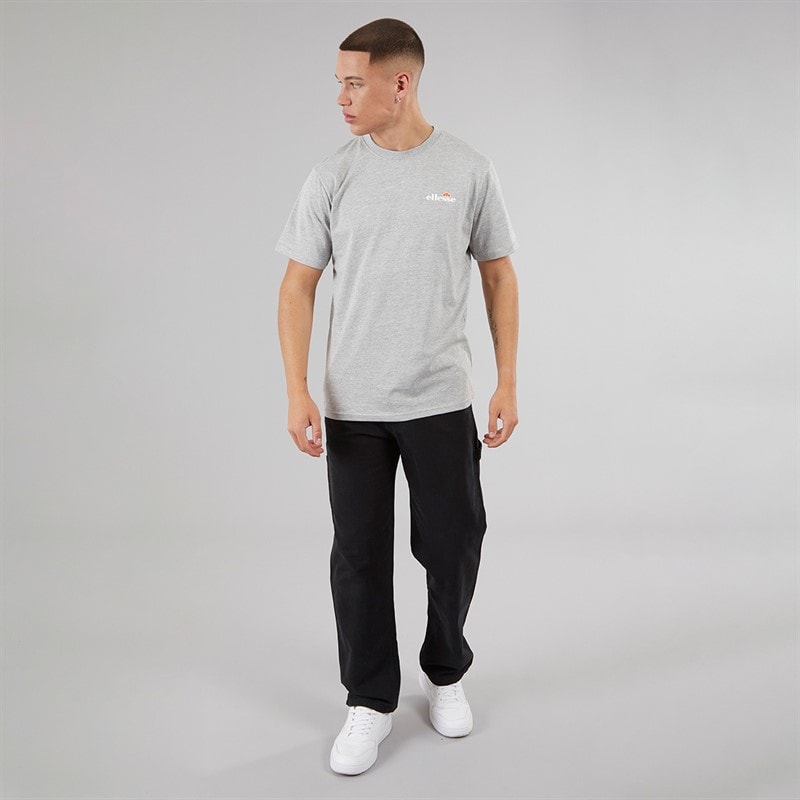 Ellesse T-shirt à logo arrière Benzina Heritage Homme Grey Marl - Image 3