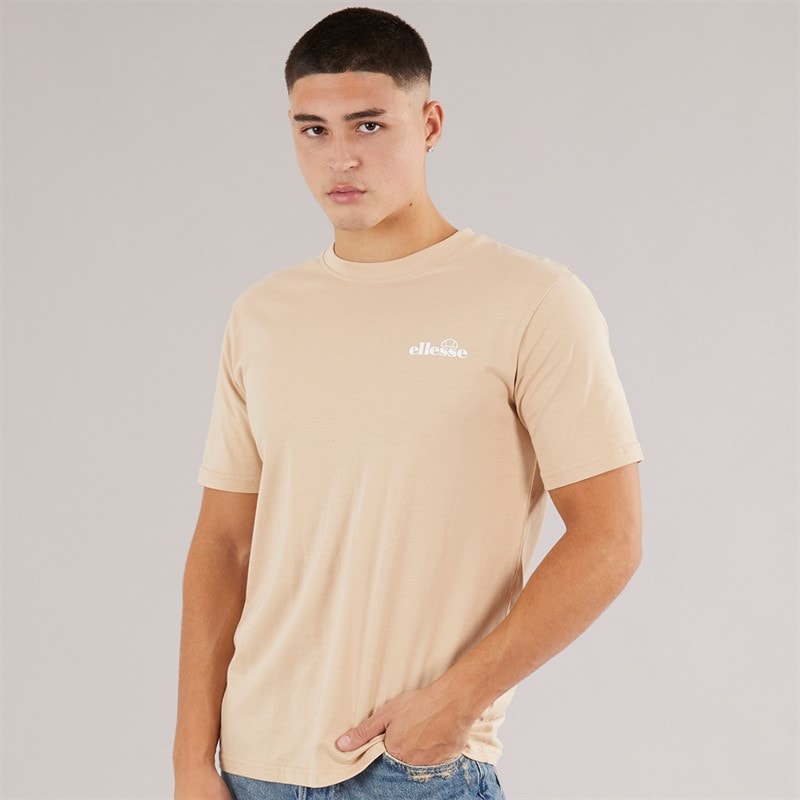 Ellesse Herren Retanna Rücken Logo T Shirt Natural - Bild 2