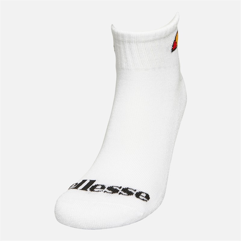 Ellesse Kinderen Drie Paar Kwart Sokken Wit - Afbeelding 2