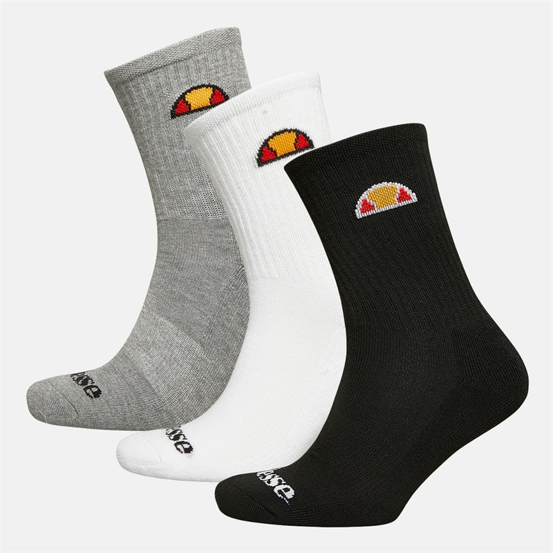 Ellesse Kinderen Drie Paar Crew Sokken Multi - Afbeelding 1