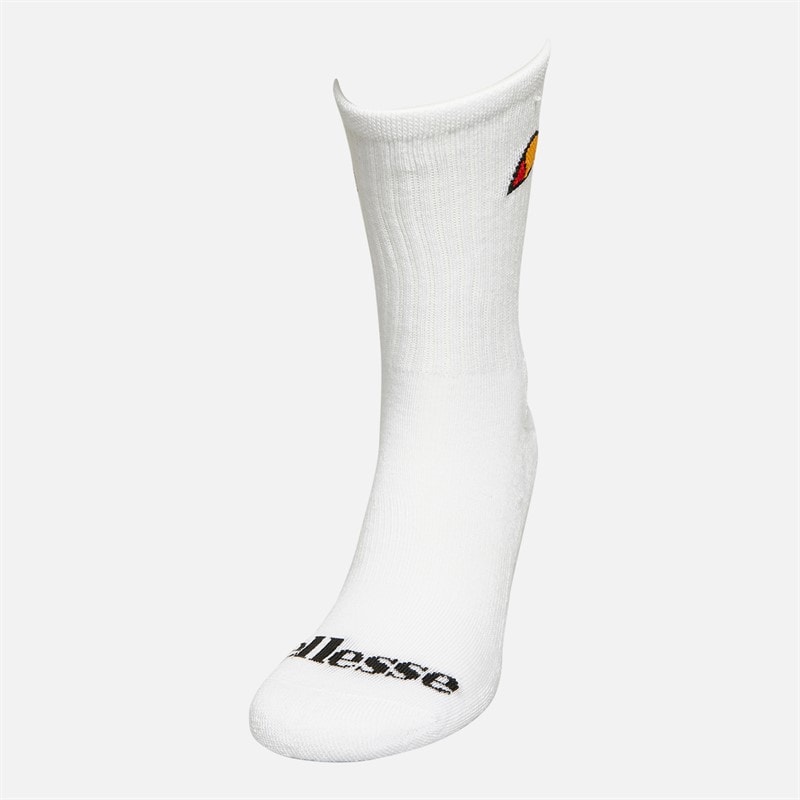 Ellesse Kinderen Drie Paar Crew Sokken Wit - Afbeelding 2