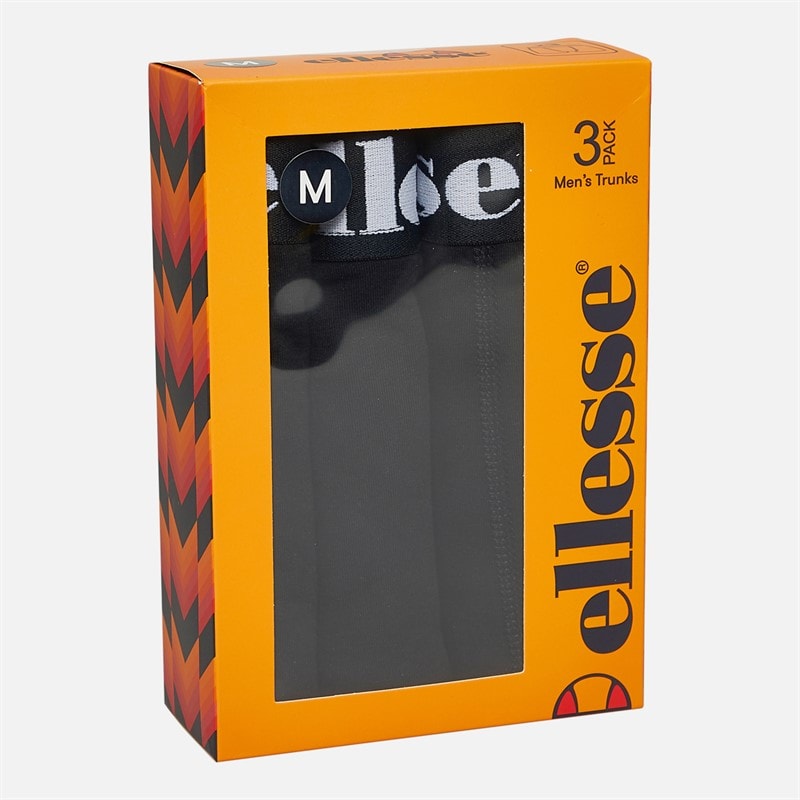 Ellesse lot de trois boxers noirs homme - Image 2