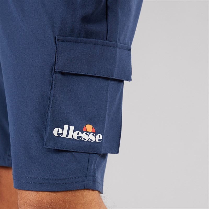 Ellesse Heren Cafaro 2 Cargo Shorts Navy - Afbeelding 3