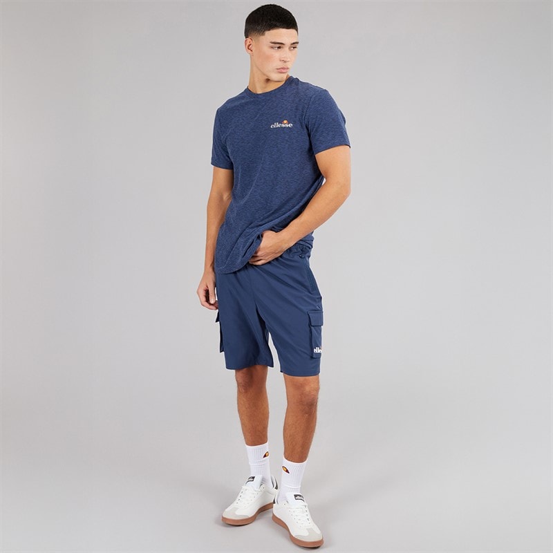 Ellesse Heren Cafaro 2 Cargo Shorts Navy - Afbeelding 4