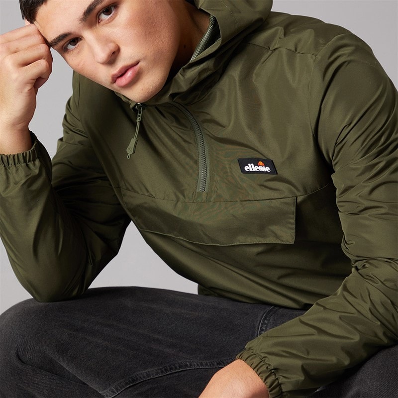 Ellesse Herren Callum Anorak Jacke Khaki - Bild 3