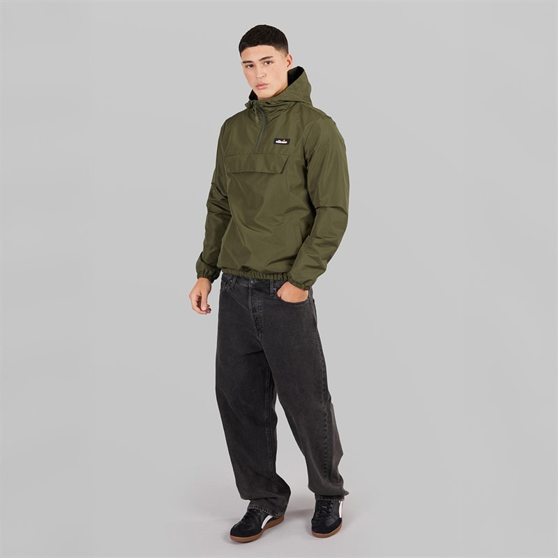 Ellesse Herren Callum Anorak Jacke Khaki - Bild 4