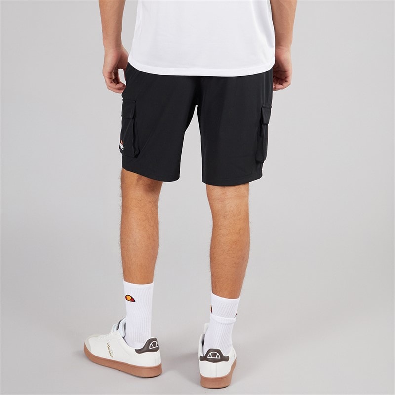 Ellesse Heren Cafaro 2 Cargo Shorts Zwart - Afbeelding 2