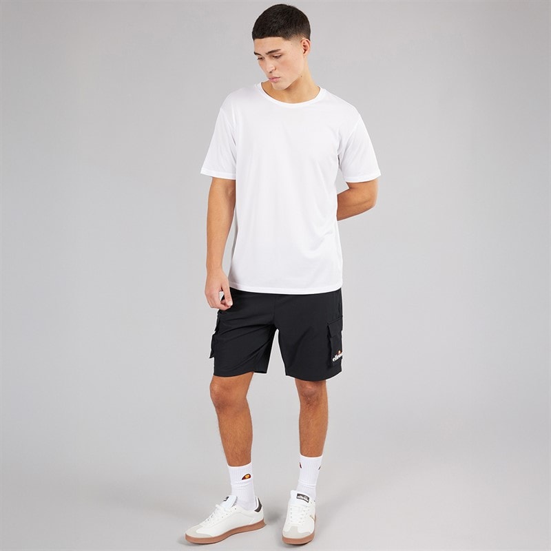 Ellesse Heren Cafaro 2 Cargo Shorts Zwart - Afbeelding 4