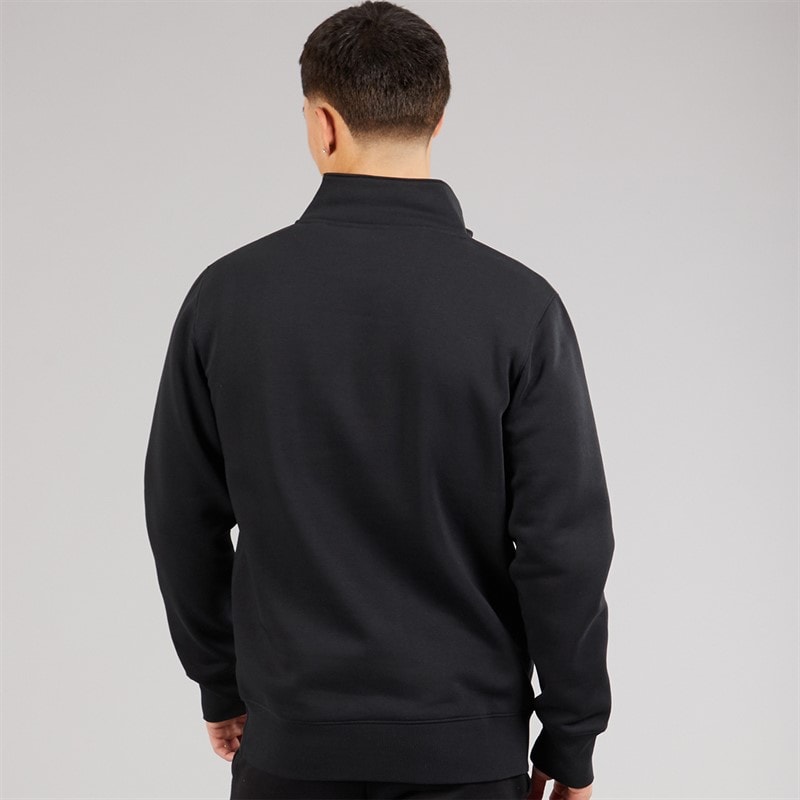 Ellesse Heren Benevento 1/4 Rits Sweatshirt Zwart - Afbeelding 2