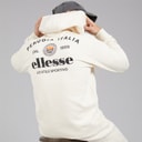 Ellesse Heren Recke Relaxed Fit Hoodie Off White