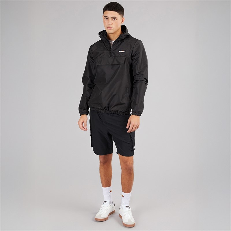 Ellesse Heren Callum Anorak Jas Zwart - Afbeelding 4