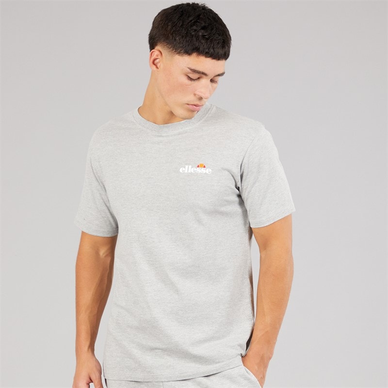 Ellesse T-shirt Georgio avec logo au dos Homme Grey Marl - Image 2