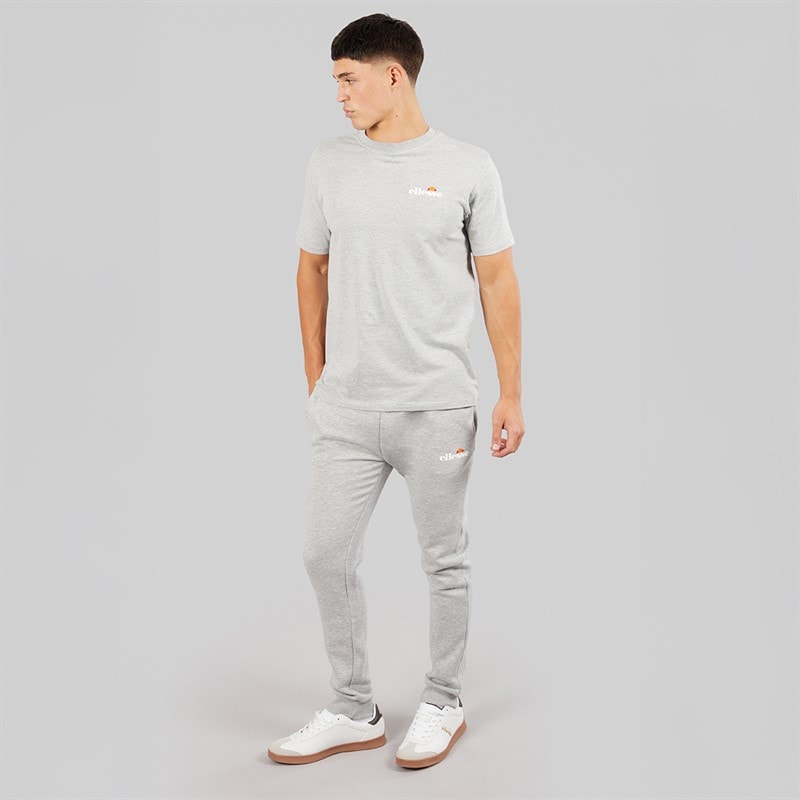 Ellesse T-shirt Georgio avec logo au dos Homme Grey Marl - Image 4