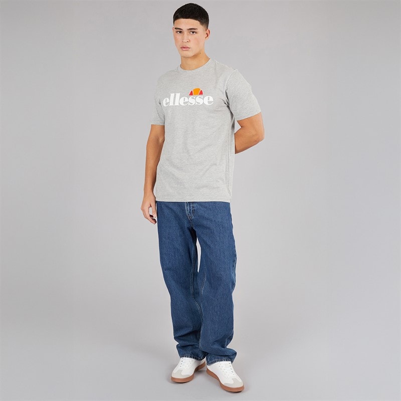 Ellesse Prado 2 Koszulka z dużym z logo dla niego kolor Grey Marl – zdjęcie  3